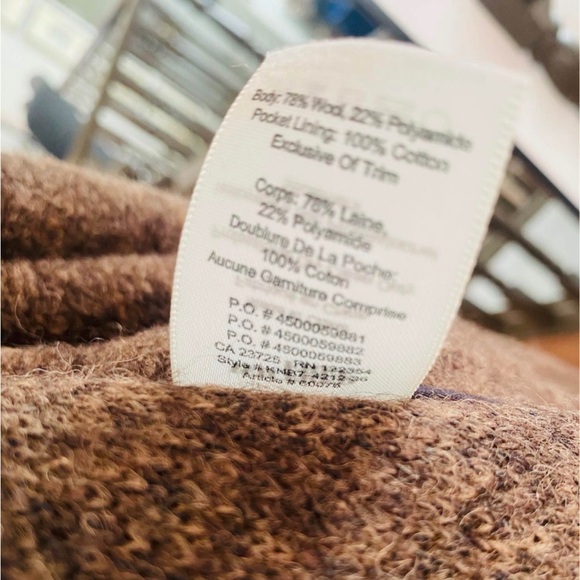 Wilfred Brown Wool Coat - Picture 4 of 5